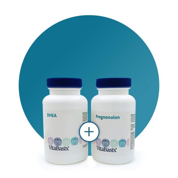 DHEA <span>50mg 180caps</span> + Pregnenolone <span>50mg 180caps</span>